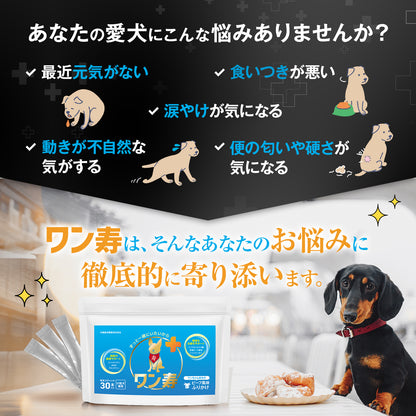 ワン寿の愛犬のお悩み訴求イメージ